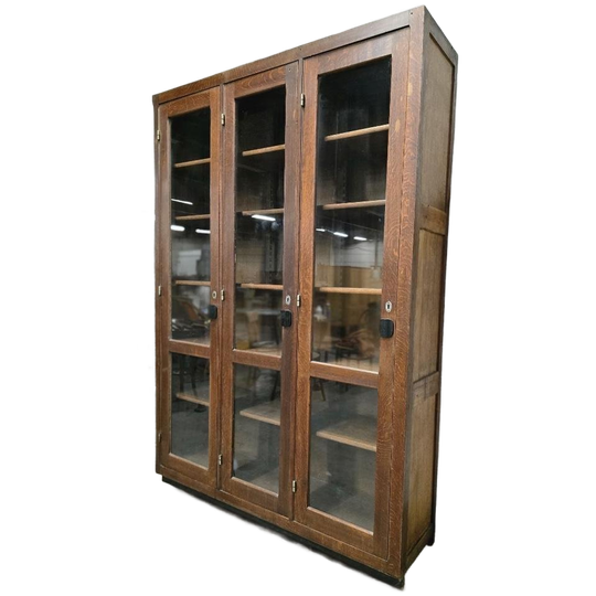 Vintage Xl Hoge Industriële Vitrinekast / Labokast / Kast 1