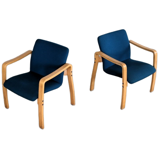 Vintage Fauteuils | Armchairs | Jaren 80 | Zweden 1