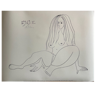 Pablo Picasso (1881-1973), Nu Assis, 1969