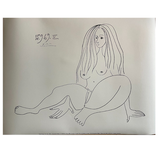 Pablo Picasso (1881-1973), Nu Assis, 1969 1