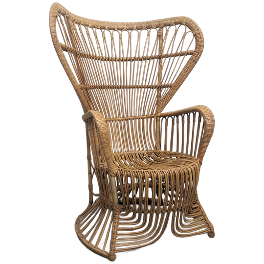 Vintage Peaock-fauteuil, Rohé Noordwolde. 1