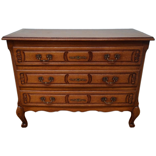 Vintage Landelijk Ladekastje Queen Ann Ladekast Commode 604 1