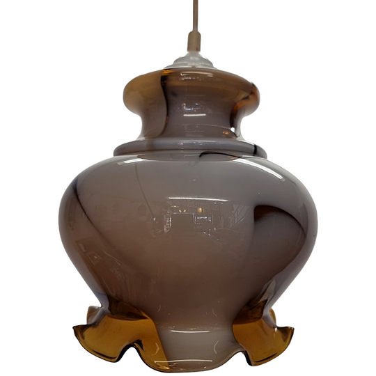Vintage Franse Hanglamp Kelk 1