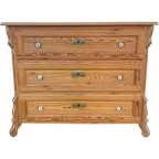 Stoere Grenen 3 Ladekast, 100 Cm Breed, 80 Cm Hoog thumbnail 1