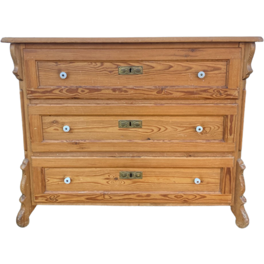 Stoere Grenen 3 Ladekast, 100 Cm Breed, 80 Cm Hoog 1