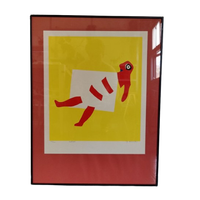 Zeefdruk Jan Snoeck, "balans', 43/100, 1997