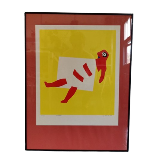 Zeefdruk Jan Snoeck, "balans', 43/100, 1997 1