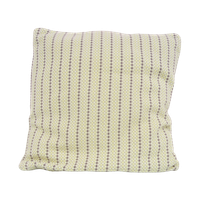 Beige Gestreept Kussen