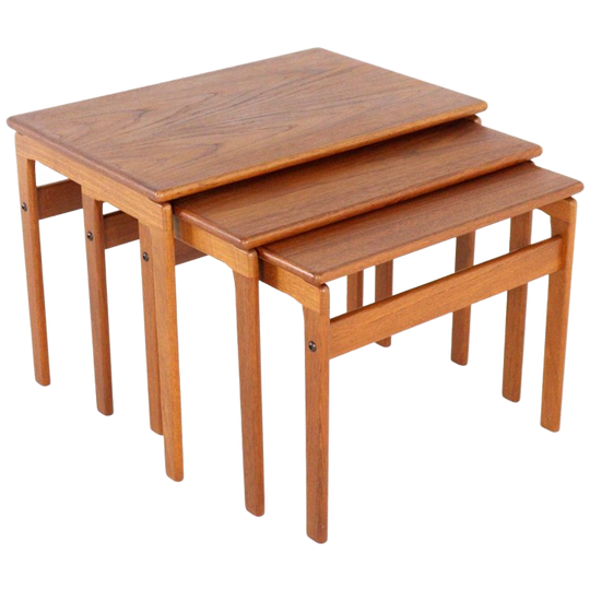 Deense Nesting Tables 'plougslond' Vintage 1