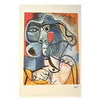 Pablo Picasso (1881-1973) - Head Of Woman thumbnail 1