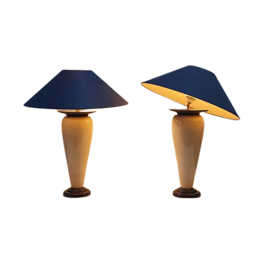Set 2 Frans Design Keramiek Lampen - Francois Chatain 1