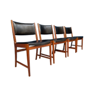 4x Deens Design Stoelen, Søren Willadsen, Midcentury