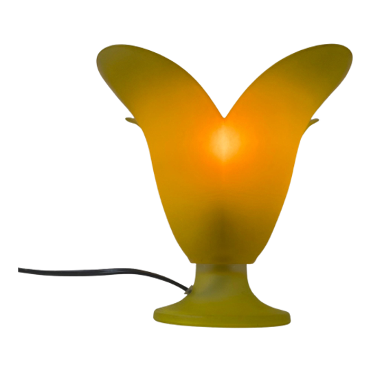 VANDEHEG - Table Lamp Made From Glass - Yellow - Model Tullip 1