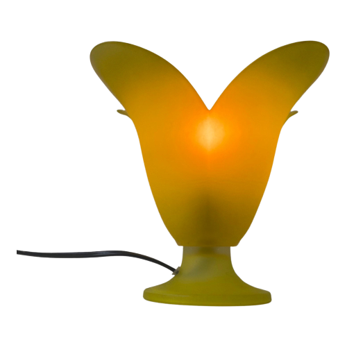 Vandeheg - Table Lamp Made From Glass - Yellow - Model Tullip
