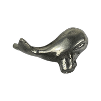 Handmade - Fish Shaped Drawer / Door Pull Or Handle - Casted Aluminum (New Old Stock) - Made In I