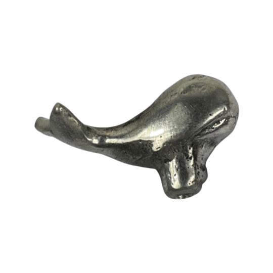 Handmade - Fish Shaped Drawer / Door Pull Or Handle - Casted Aluminum (new Old Stock) - Made In I 1