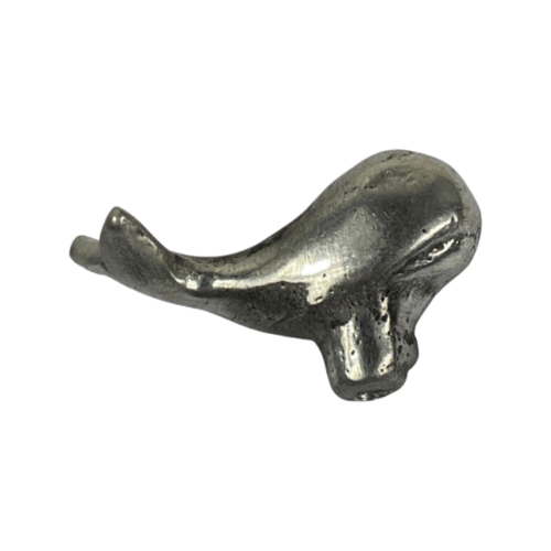 Handmade - Fish Shaped Drawer / Door Pull Or Handle - Casted Aluminum (New Old Stock) - Made In I