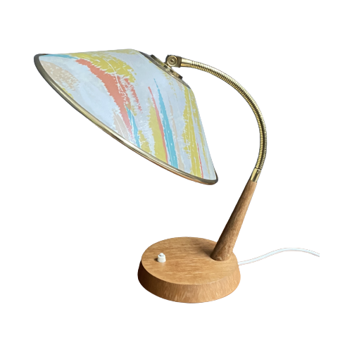 Temde Desklamp 1960S With Flexible Gooseneck