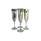 Champagne Flute Set Royal Bavarian Crystal Vintage thumbnail 1