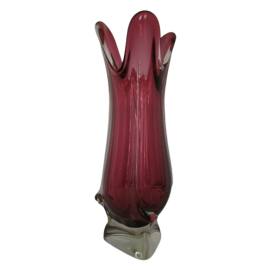 Glazen Vintage Vaas Val St. Lambert 1