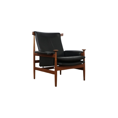 Leather Lounge Chair By Finn Juhl