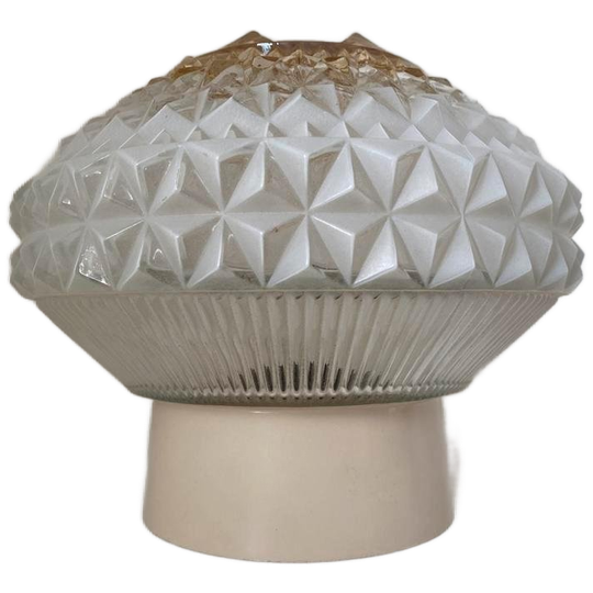 Viintage Glashütte Limburg Plafonnière - Plafondlamp. 60/70s 1