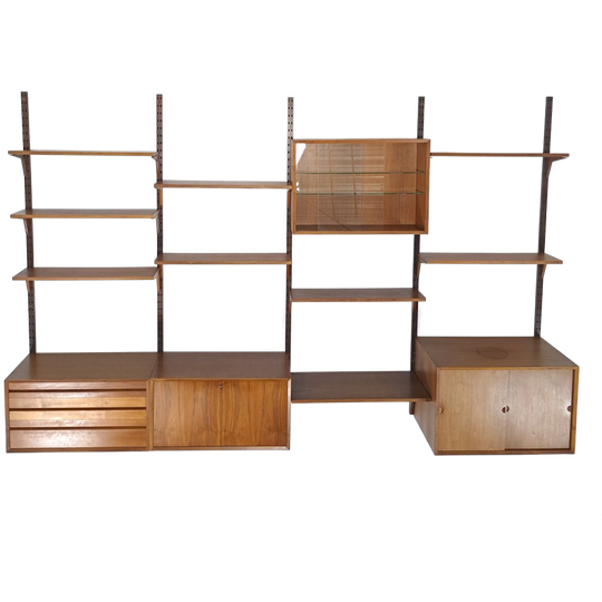 Design Poul Cadovius Modulair Teak Wandsysteem Denemarken 1