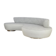 Italian Curved Sofa