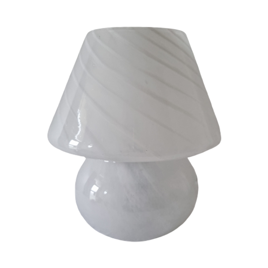 Glazen Mushroom Lamp Vintage 1