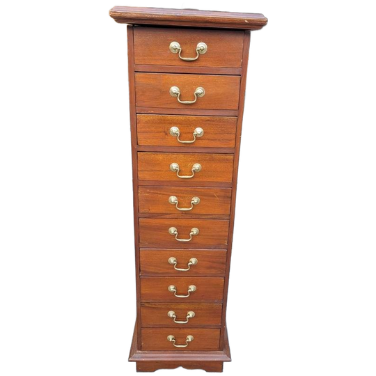 Teakhouten Ladekast 10 Lades 1