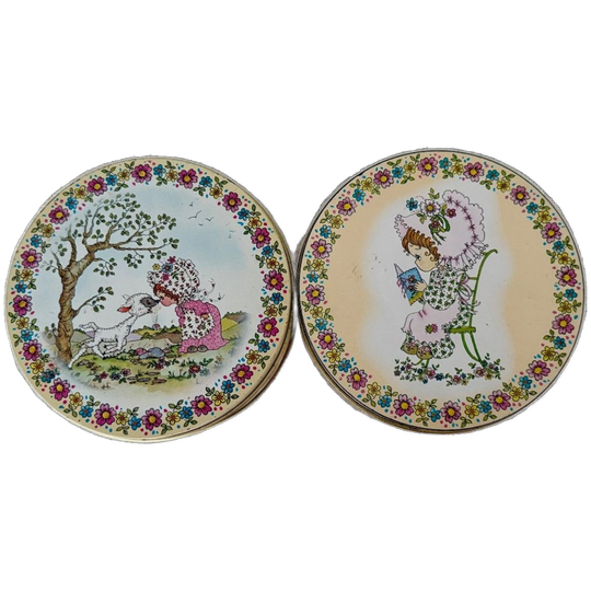 2 X Mooie Vintage Engelse Blikken Katy Jane 1