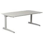Ahrend 500 Bureau, Wit Blad, 160 X 80 Cm, Hoogte Instelbaar Onderstel thumbnail 1