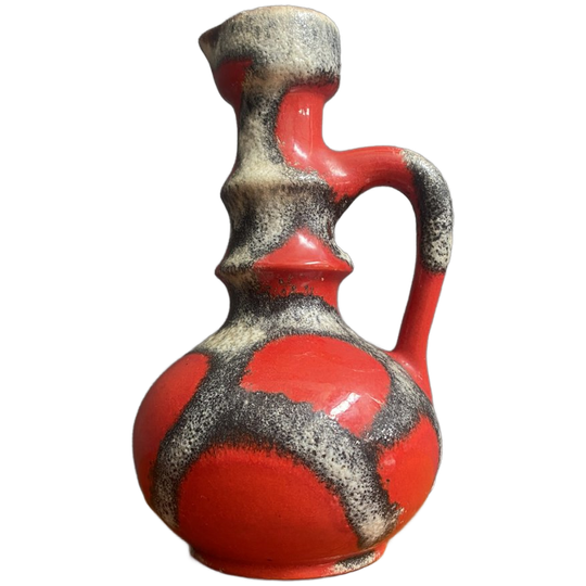 Red Fat Lava Vase By Jopeko Model 7201-21 1