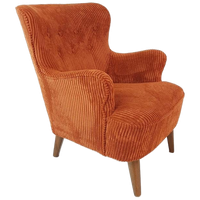 Artifort Oranje Rib Fauteuil | Theo Ruth Armchair Orange