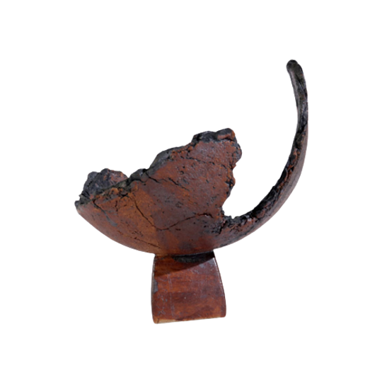 Keramiek / Glas Sculptuur Schaal Monogram 1