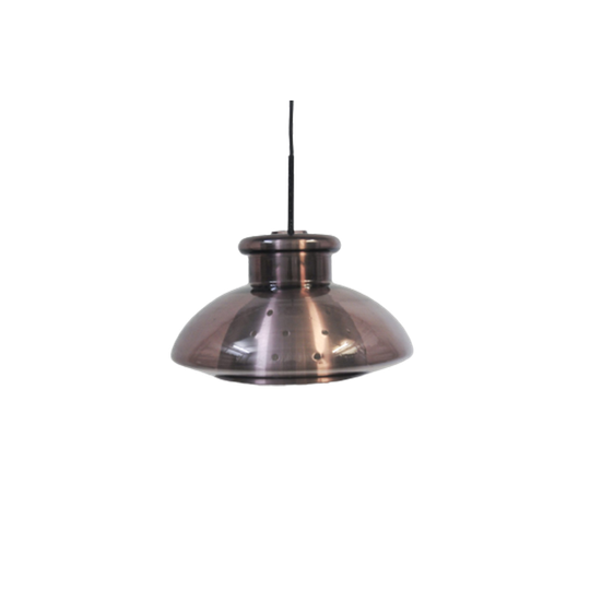 Paarse Glazen Vintage Hanglamp Doria 1