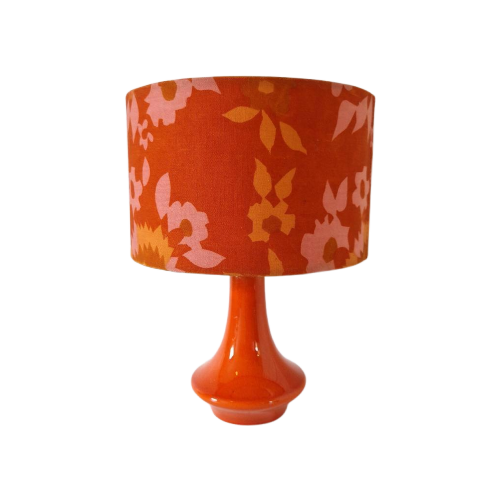 * Vintage Schemerlamp Retro Lamp Oranje Lamp Jaren 70