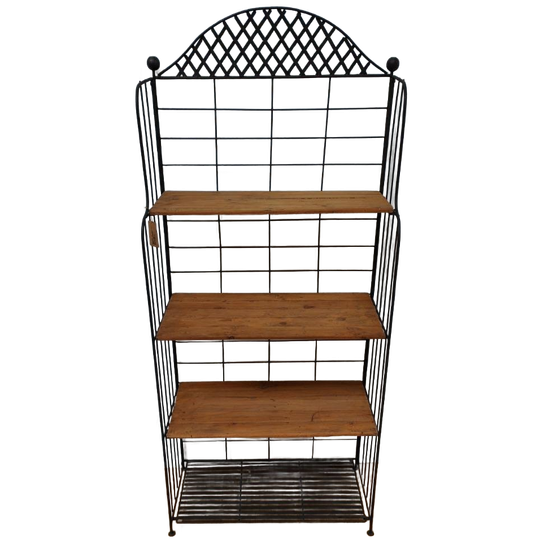 Vintage, Brocante Ijzeren Wandrek Etagère Plantenrek 802d 1