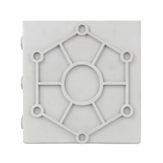 Zuiver Graphic Vaas Plat Grijs 1