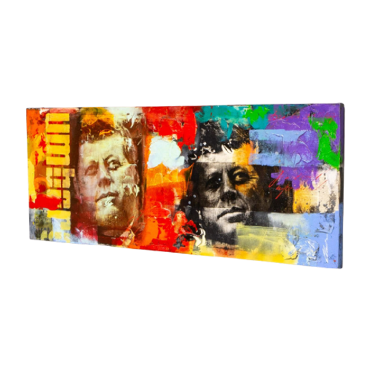 Claus Costa Pop Art Schilderij J.f. Kennedy 1