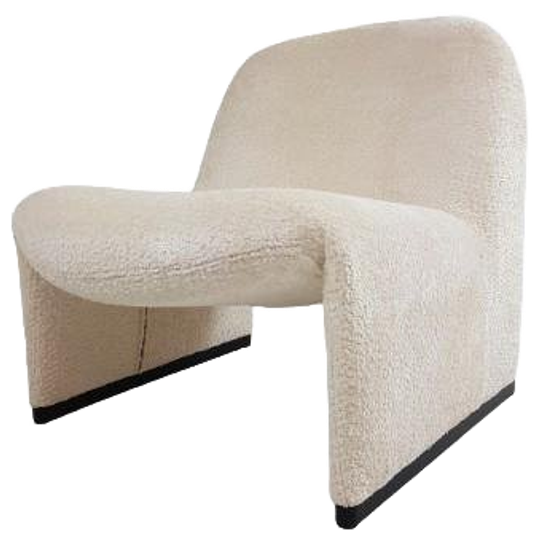 Artifort Alky Fauteuil Crème Bouclé | Teddy Stof Off White 1