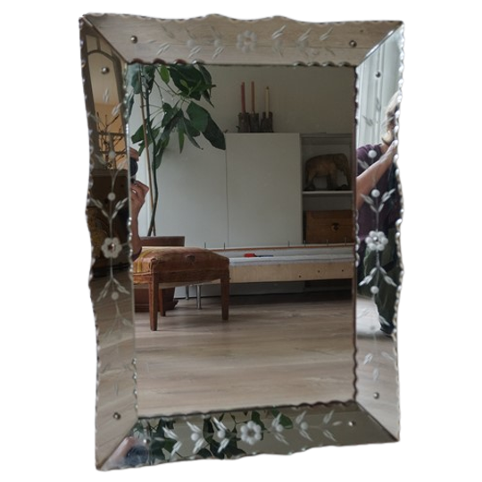 Venetiaanse Spiegel Geslepen Glas 1