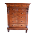 Prachtige Antieke Schotse Mahonie Ladekast, Chiffoniere,Inclusief Bezorgen. thumbnail 1