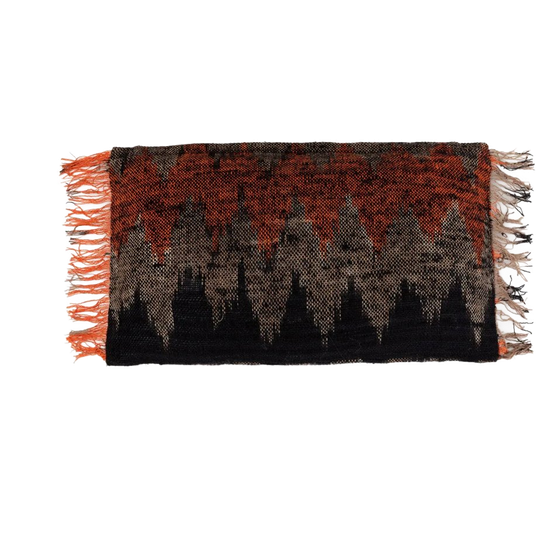 De Oh My Gee Kussenhoes - Zwart Oranje - 30x50 1