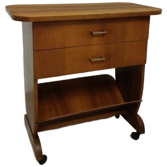 Vintage Midcentury Krantenbak | Sidetable 1
