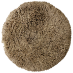 HKLIVING Fluffy Rond Vloerkleed Bruin thumbnail 1