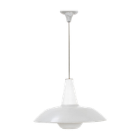 50’S Pendellamp Licht Grijs 64372