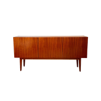 Vintage Strak Sideboard Tv-Meubel Teak Jaren 60