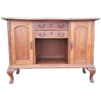 Antieke Commode Art Deco Kastje Vintage Dressoir Queen Anne thumbnail 1