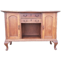Antieke Commode Art Deco Kastje Vintage Dressoir Queen Anne